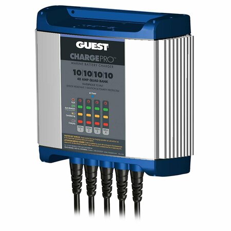 GUEST On-Board Battery Charger for 40A & 12V - 4 Bank - 120V Input GU82329